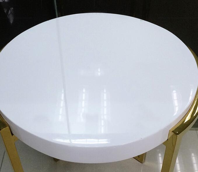 Decorazione di vetro dell'oro/d'ottone salone del tavolino da salotto per la camera da letto dell'hotel 0