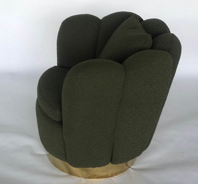 Sedia di salotto del salone di Teddy Bear Fabric 75*70*75cm 0