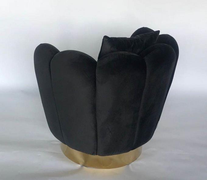 Poltrona di lusso del Recliner di 76*76*85CM del tessuto moderno del velluto 1