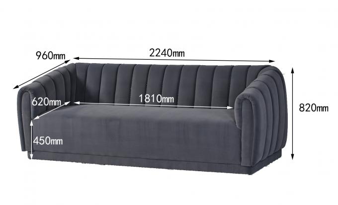 Salone Sofa Set With Velvet della mobilia del salotto di evento 0