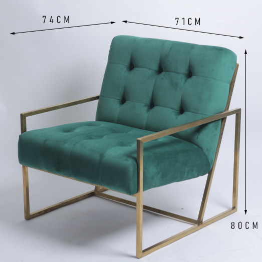 Salone domestico di lusso Sofa With Metal Decoration della mobilia 0