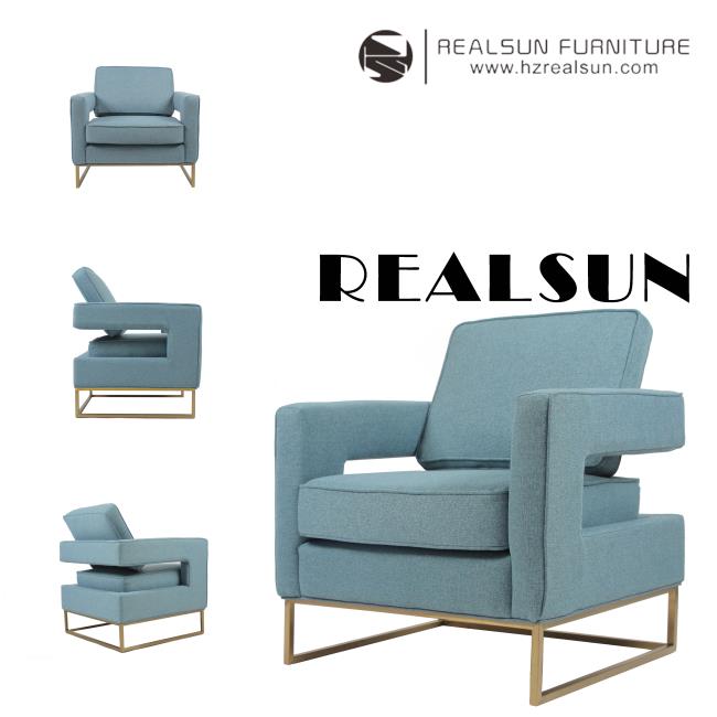 singolo salone Sofa With Hallow Metal Base di 83*75*85cm 1