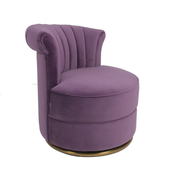 Salone domestico Sofa Chair del tessuto H75cm del velluto 1
