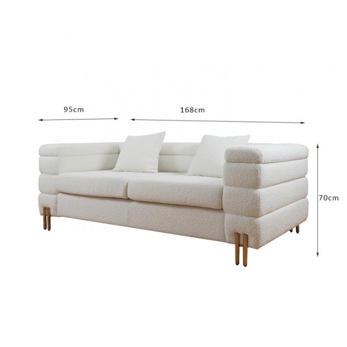 Tessuto di qualità superiore moderno Sofa Furniture Solid Wood su ordinazione del velluto 0