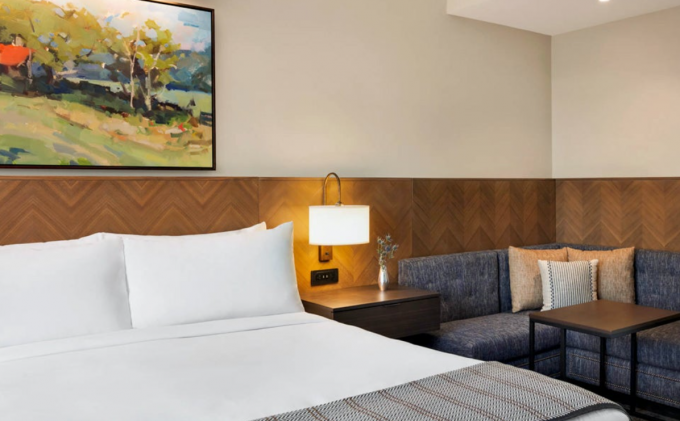 Insieme di camera da letto reale di lusso dell'OEM per progettazione della mobilia dell'hotel 0