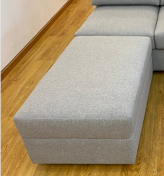 Salone moderno su ordinazione Sofa With Solid Wood Frame del tessuto del velluto 0