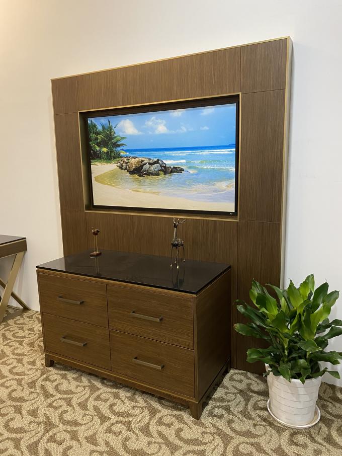 Gli insiemi su misura della mobilia dell'hotel includono la Tabella Sofa Modern della testata della piattaforma 0