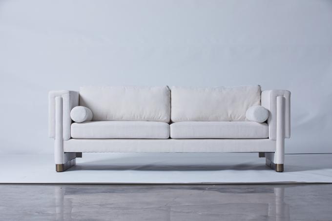 Struttura di legno di Sofa Set For Living Room dell'ingresso due di svago moderno dei posti 3