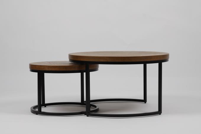 Tabella di Antivari del caffè della sbarra di ferro retro e diametro 80X45 di combinazione della sedia 2