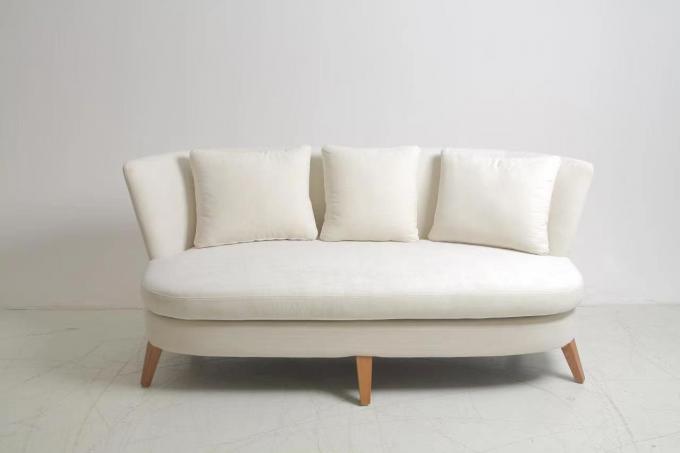Tessuto moderno elegante del velluto con la struttura di legno Sofa Set For Home Furniture 1