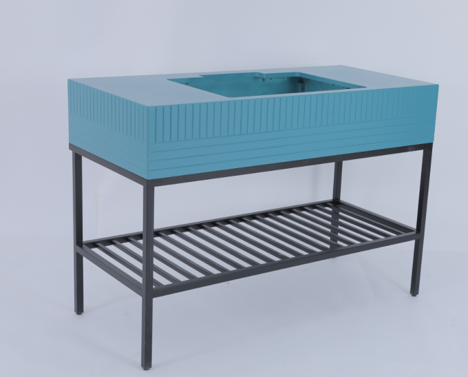 Vanità moderna su ordinazione inossidabile del bagno con la console del metallo 1