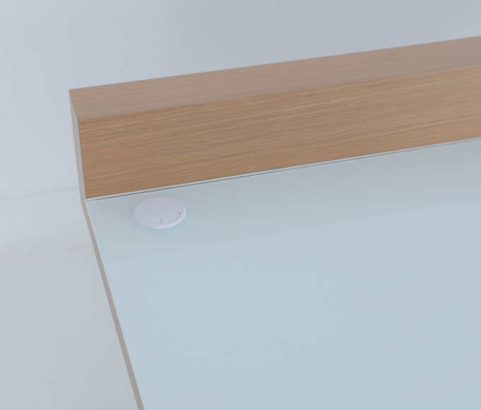La scrivania a scaffale in stile 102cm*51cm*78cm 1
