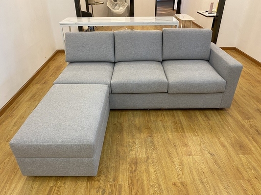 comprare Salone moderno su ordinazione Sofa With Solid Wood Frame del tessuto del velluto fabbricazione online