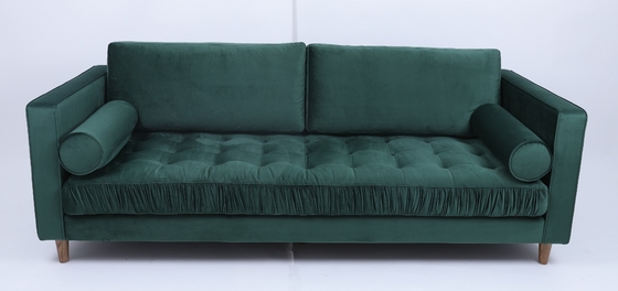 comprare Modulari trapuntati abbottonano l'ufficio Sofa Living Room 3 Seater Sectionals del velluto fabbricazione online