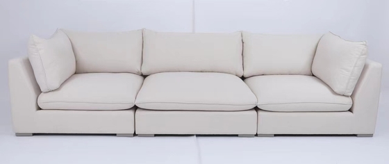 comprare Divano moderno personalizzato in soggiorno con struttura in tessuto in legno fabbricazione online