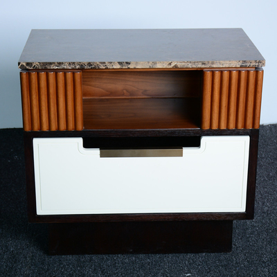 comprare Mobili per camera da letto comodino comodino piano in marmo stile americano fabbricazione online