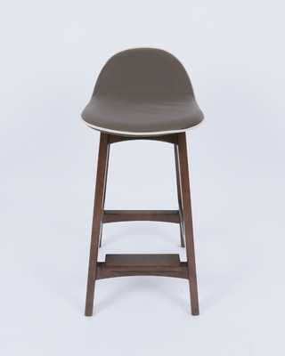 comprare Vinile di lusso di Barstool di legno solido per il ristorante della sala da pranzo fabbricazione online