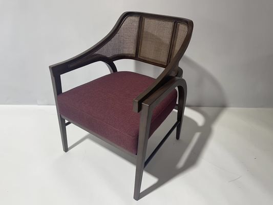 comprare Cane Chair With Upholstery Fabric di lusso moderno per l'hotel commerciale fabbricazione online