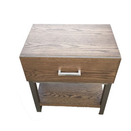 comprare Dimensione leggera di lusso di re/regina del comodino della quercia per la camera da letto di ospitalità fabbricazione online