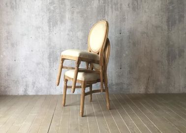 comprare Il legno di quercia elegante intorno a sala da pranzo posteriore presiede lo svago del tessuto per l'hotel/ristorante fabbricazione online