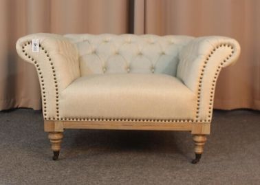 comprare Strati europei del salone di stile, velluto schiacciato antico Sofa Oak Wood fabbricazione online