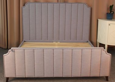 comprare Dimensione interna di re/regina della mobilia ricoperta tessuto di legno degli insiemi di camera da letto fabbricazione online