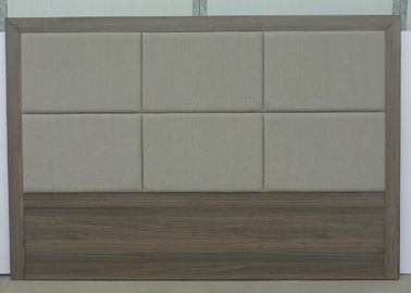 comprare Testate ricoperte di stile dell'hotel, piano di sostegno di legno del letto del MDF con il doppio perno fabbricazione online