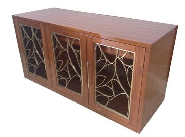 comprare Apprettatrice della camera da letto dell'hotel della porta del classico 3/console, Tabella di scrittura della noce fabbricazione online