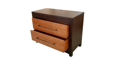 comprare Mobilia di lusso della camera da letto dell'apprettatrice di legno della camera di albergo del doppio cassetto/maniglia lunga fabbricazione online