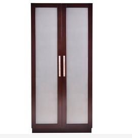 comprare Guardaroba di legno della camera di albergo di 2 porte con i cassetti dentro, impiallacciatura della noce fabbricazione online