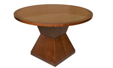 comprare La sala da pranzo di legno rotonda presenta il bordo per il ristorante, stile moderno del MDF fabbricazione online