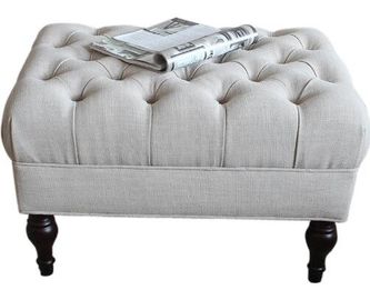 comprare Mobilia di lusso ricoperta di legno di quercia del banco dell'ottomano della camera da letto per l'hotel fabbricazione online