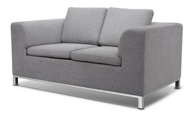 comprare Loveseat Grey Fabric Living Room Couches, strati stili country francesi fabbricazione online