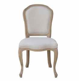 comprare Sedie leggere antiche della sala da pranzo della mobilia di legno di quercia con tessuto di tela fabbricazione online