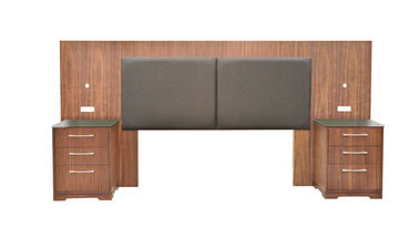 comprare Testate moderne di stile dell'hotel del letto di regina del vinile completamente finite per la mobilia della camera da letto fabbricazione online