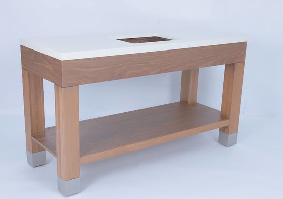 comprare Hotel Commerciale Banchetto in Veneer di Quercia con Consola in Legno fabbricazione online