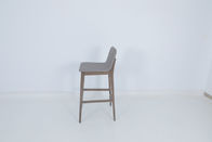 High Density Sponge Wrapped Upholstered Bar Stool Chair For Apartment