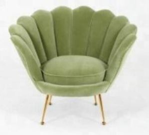comprare Sofà del velluto di evento di nozze, sofà verde del velluto della tappezzeria con la gamba di acciaio inossidabile fabbricazione online