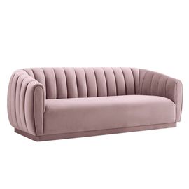 comprare Sofà rosa del velluto della mobilia di lusso di nozze di Hotsale fabbricazione online