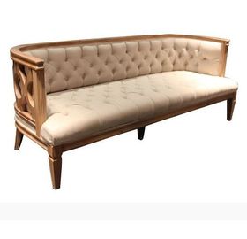 comprare Sofà classico locativo di Chesterfield di nozze di quercia di legno di evento naturale antico francese della struttura fabbricazione online