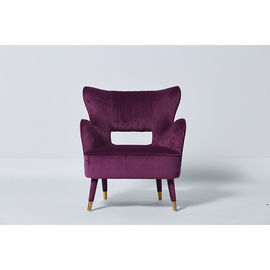 comprare Salone elegante moderno singolo Sofa Stackable Dark Red Velvet della tappezzeria fabbricazione online