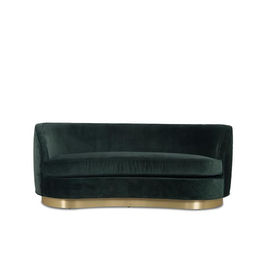 comprare Velluto domestico di Sofa Vintage Luxurious Velvet Upholstery Sofa With Toe Kick In del salone fabbricazione online