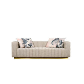 comprare Sofà di tela moderno domestico classico americano del tessuto di Seat Chesterfield del sofà 4 del salone della mobilia fabbricazione online
