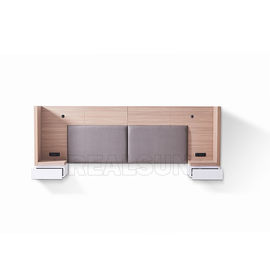 comprare Tessuto su misura di re Bed Headboard Upholstery della mobilia dell'hotel con legno solido fabbricazione online