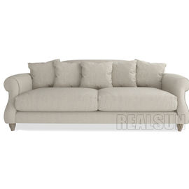 comprare Strato di legno di Sofa Linen Fabric Luxurious Banquet del salone del Recliner del mobile imbottito fabbricazione online