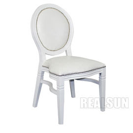 comprare Tabella bianca accatastabile di Hall Chairs Bride And Groom di nozze dell'ingresso dell'hotel fabbricazione online