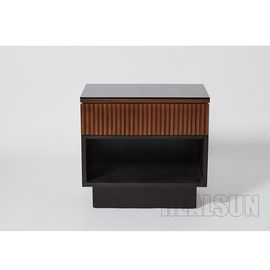 comprare Comodini di Ritz Carlton Natural Walnut Veneer Hotel con il comodino dello spazio aperto fabbricazione online