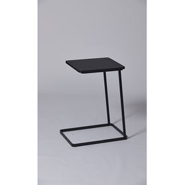 comprare Il tavolino da salotto di legno solido della struttura del metallo della pittura nera con polvere nera ha ricoperto l'acciaio inossidabile fabbricazione online