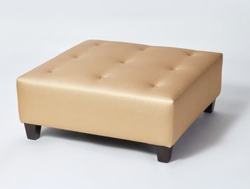 comprare Gambe di legno solide del tavolino da salotto dell'ottomano di Tuffted del bottone ricoperte forma quadrata moderna fabbricazione online
