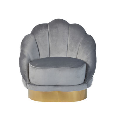comprare Pettine americano Shell Shaped Living Room Sofa del tessuto del velluto fabbricazione online